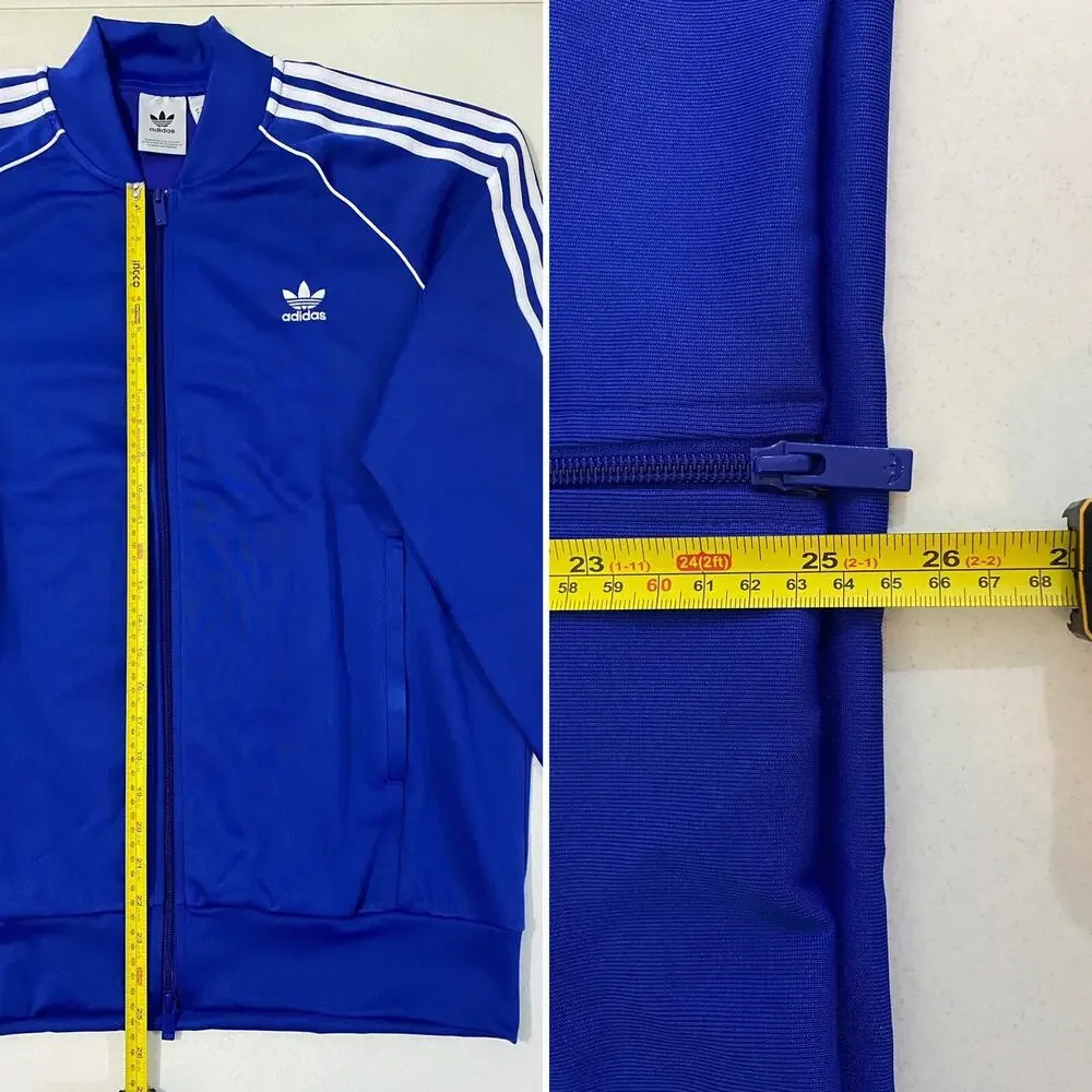 Adidas Originals Classics Superstar Tracksuit Semi Lucid Blue White Size XL